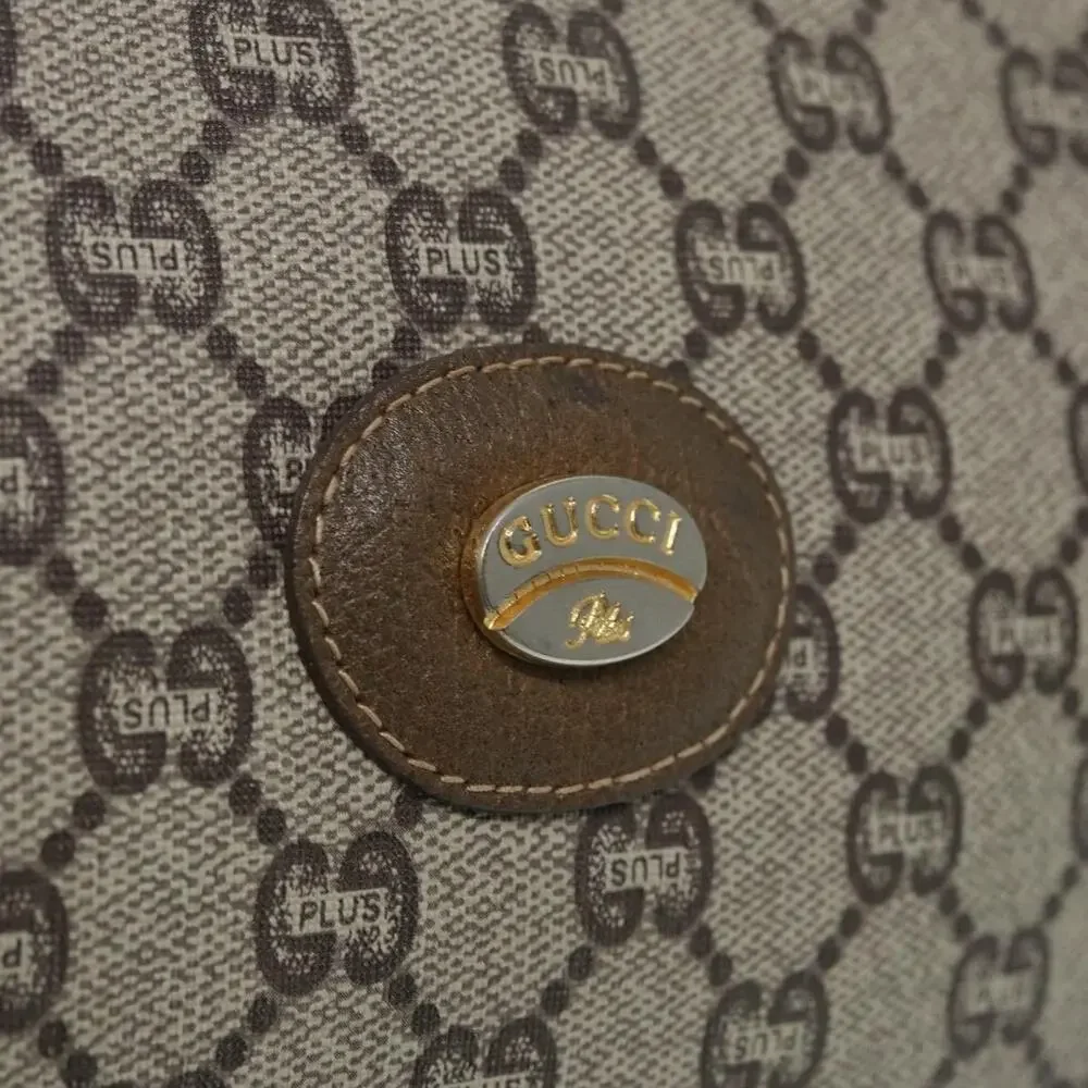 Gucci GG Plus Clutch Bag Beige